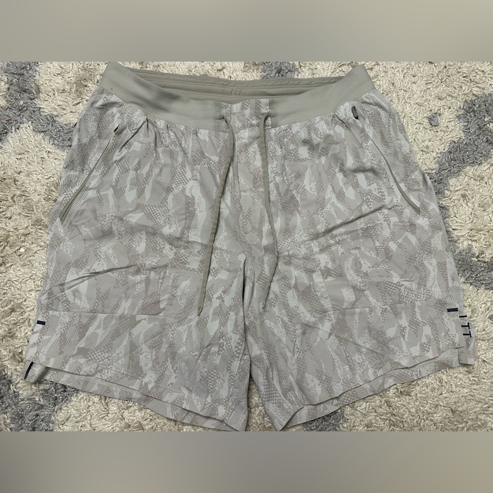 Lululemon Men's Gray License to Train Shorts